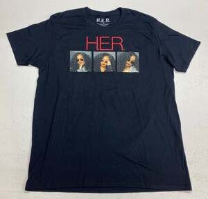 Adult H.E.R. R&B singer tour concert music promo graphic t-shirt, 1X